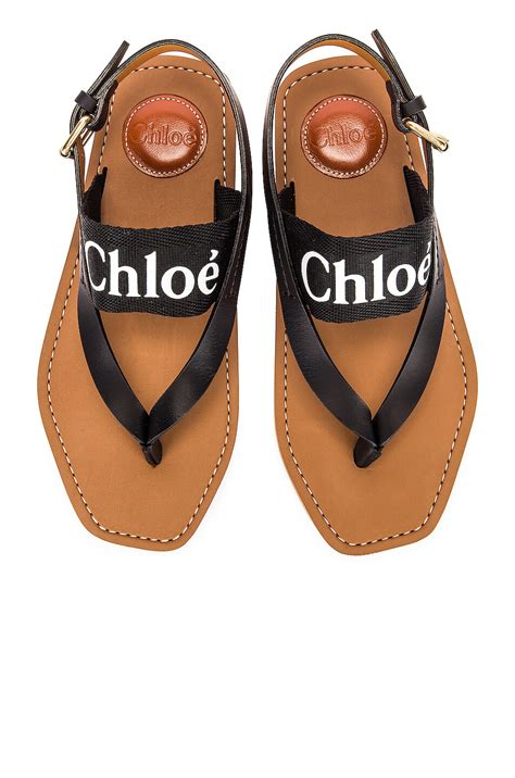 chloe woody sandals outfit black